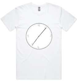 M_CARL BARRON – CLOCK WHITE TEE