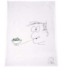 M_CARL BARRON – PEAS TEA TOWEL