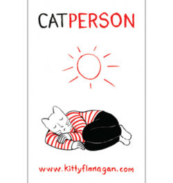 M_KITTY FLANAGAN – CAT PERSON TEATOWEL